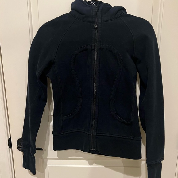 lululemon athletica Tops - Black Lululemon Size 4 Scuba Hoodie Sweatshirt